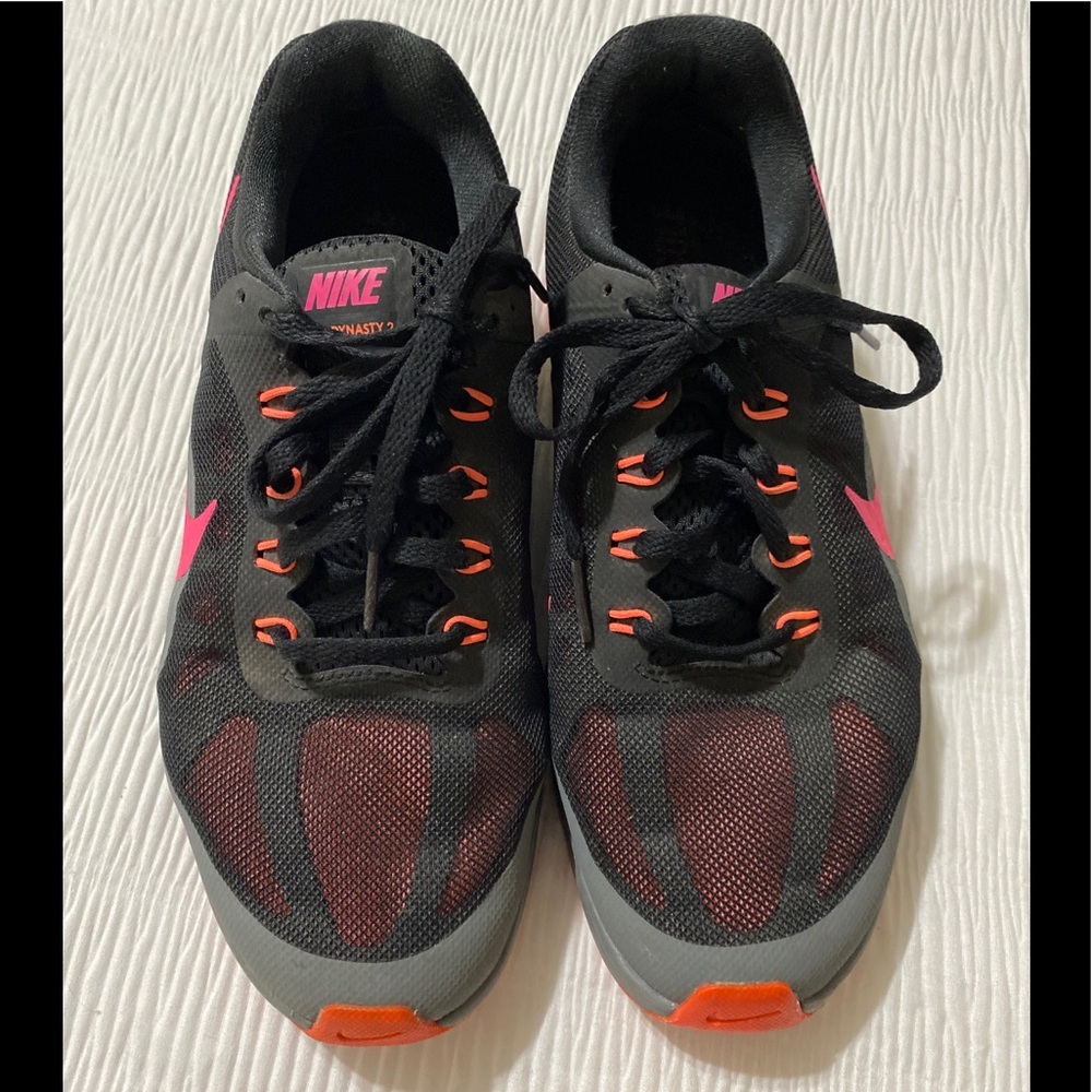 Nike Womens Air Max Dynasty 2 852445-002 Black Running Shoes Sneakers Si…